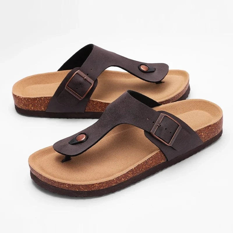 Adèle – Sandales Entre Doigts Cuir