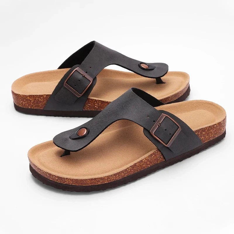 Adèle – Sandales Entre Doigts Cuir