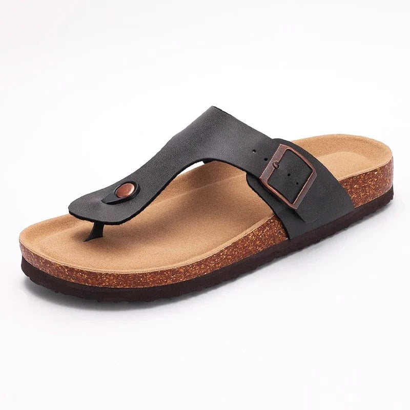 Adèle – Sandales Entre Doigts Cuir