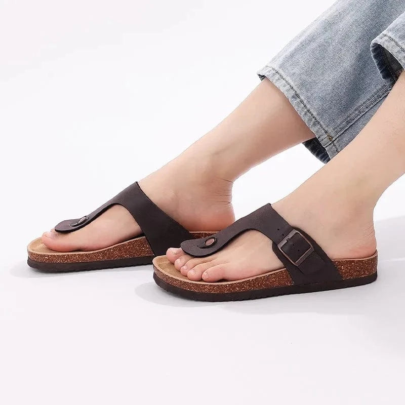 Adèle – Sandales Entre Doigts Cuir