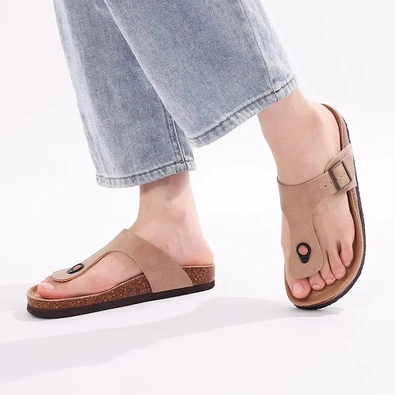 Adèle – Sandales Entre Doigts Cuir