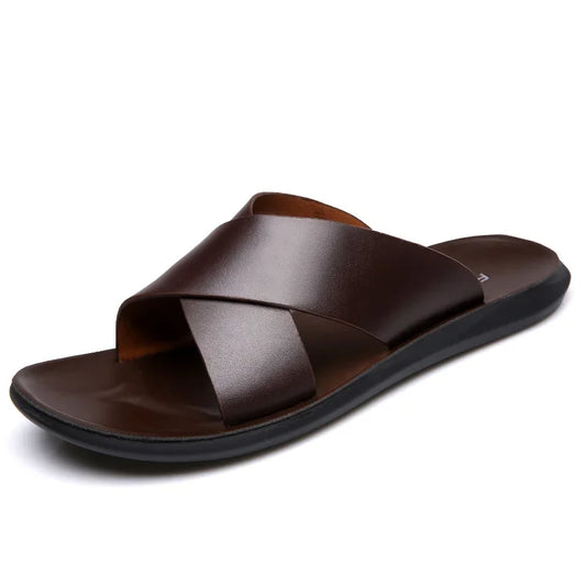 Annabelle – Sandales Lanière Cuir