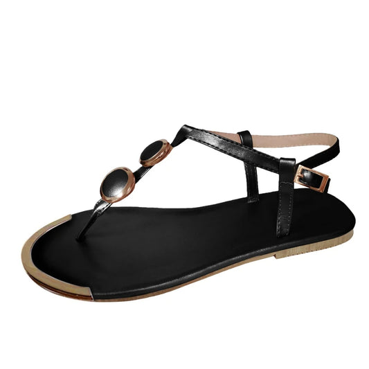 Kim – Sandales Plate Noire